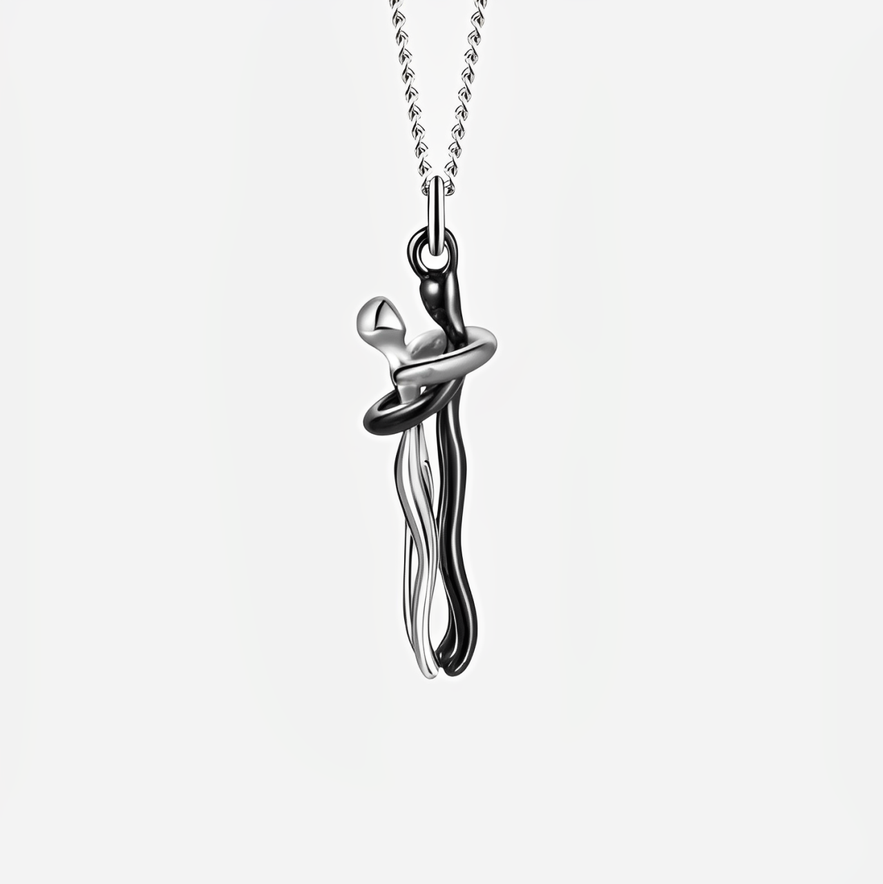 Couples Hug Necklace