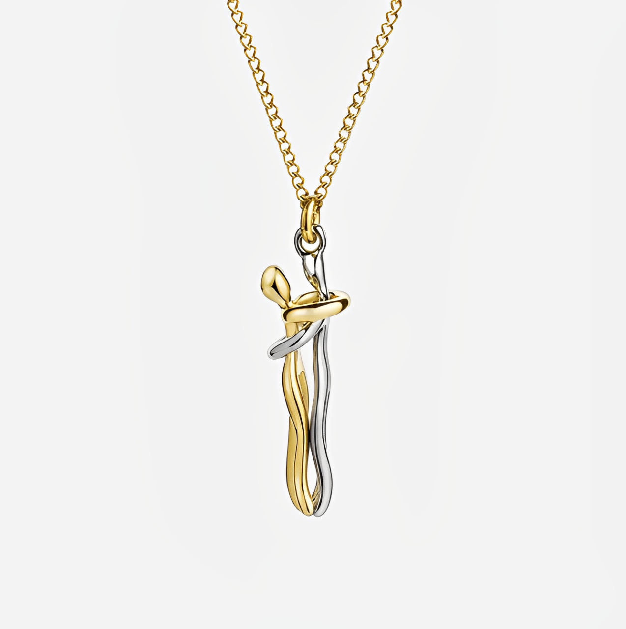 Couples Hug Necklace