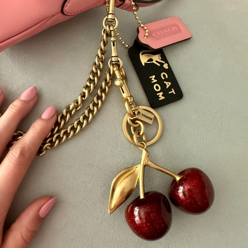 Cherry Bag Charm